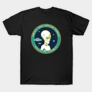 Milky Way Space Force - Galactic Family T-Shirt